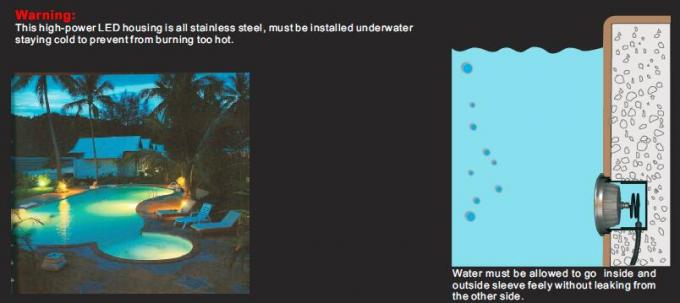 C4D1216 C4D1218 12 قطعة * 2 واط أو 3 واط أضواء غير متكافئة تحت الماء تحت الماء من الفولاذ المقاوم للصدأ ، مصباح LED لحمام السباحة مقاوم للتآكل 3