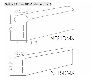DMX512 أضواء حبل نيون رقمية LED ، قابلة للانحناء LED نيون فليكس ضوء مقاومة للأشعة فوق البنفسجية 2