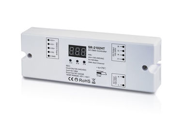 100-240V AC المدخلات 3CH الجهد العالي DMX512 تحكم لشريط RGB LED عالي الجهد
