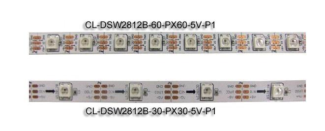 5VDC WS2812B أضواء شريطية LED رقمية قابلة للعنونة 30 بكسل / M و 30 LEDs / M. 1