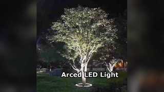 ضوء LED مقوس تحت الأرض RGB DMX DALI