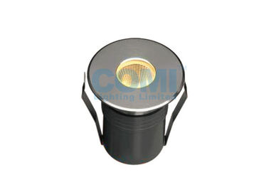 النوع المصغر 1 * 5W COB LED Inground Light Round Front Ring المثبتة عن طريق تركيب الكم