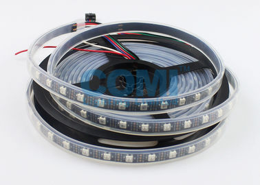 أضواء شريط LED متغيرة اللون ، أضواء شريط LED قابلة للبرمجة أسود ثنائي الفينيل متعدد الكلور