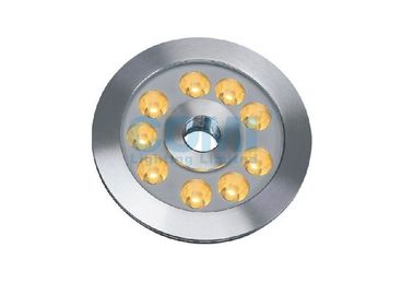 9-LED أو 12-LED حلقة النافورة الغاطسة 24VDC 18W 27W أحادي RGB RGBW لون pWM أو تحكم DMX512