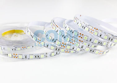 شريط إضاءة LED مرن للديكور 5050 باللون الأزرق الجليدي 25000-3500 ك 14.4 وات / متر