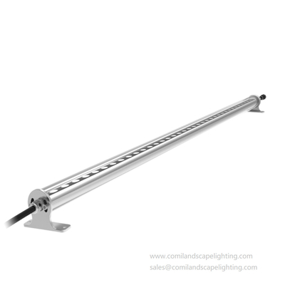 سبيكة الألومنيوم IP68 LED خطي مصابيح غسالة الحائط تحت الماء 24W Mono RGBW