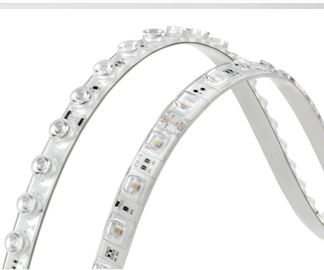 24VDC متماثل / غير متماثل الإضاءة الخطية LED شريط مرن